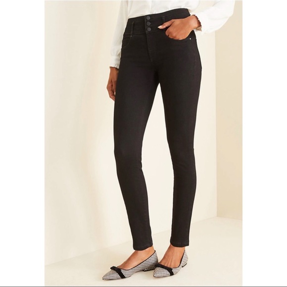 Ann Taylor Denim - Ann Taylor High Rise Black Jeans